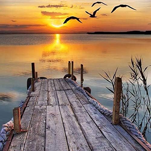 PEIYONG 5D Diamond Painting Full Kits, Diamond Cross Stitch Kits for Adults Arts Craft Supply for Home Decoration