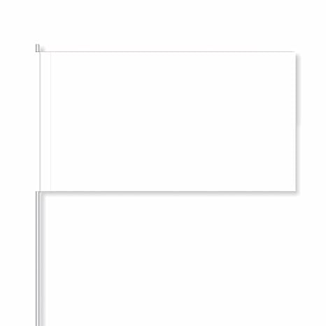 antrada Papierfähnchen „weiß“ (50 Stück)