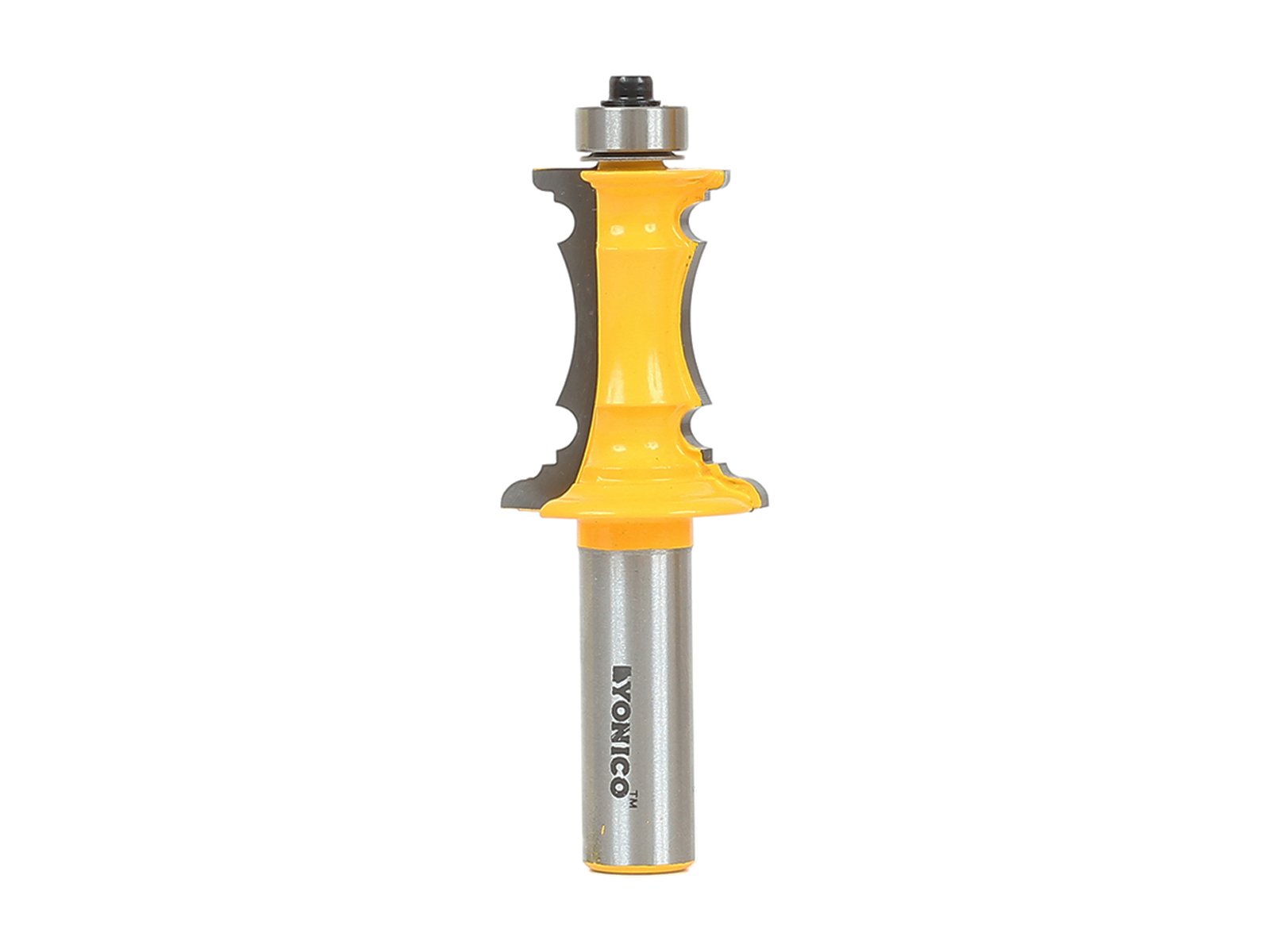 Yonico 16165 - Miter Frame Molding Router Bit, Cutting Height: 1-1/2", Cutting Depth: 11/32" - 1/2" Shank