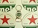 Heinken Red Star Bottle Opener/Key Chain and Coaster Set