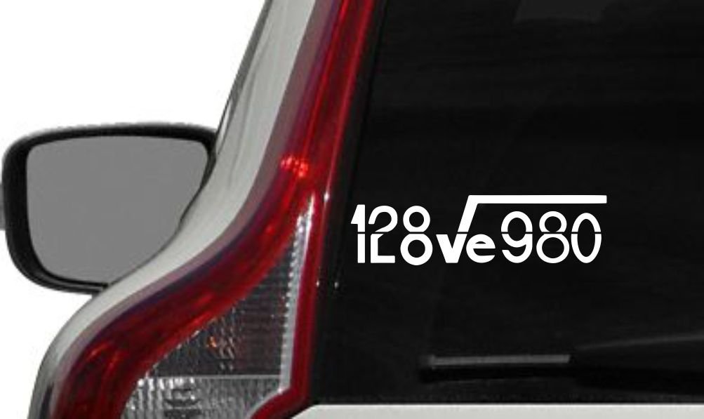 I Love You Math Equation 128