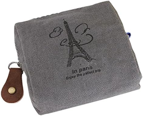 Magic Finger Womens lady Classic Retro Canvas Tower Coin Purse