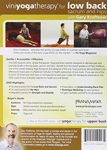 Viniyoga Therapy for the Low Back, Sacrum & Hips with Gary Kraftsow - //coolthings.us