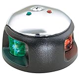 Attwood LED 1-Mile Deck Mount Navigation Bow Light, Stainless Steel