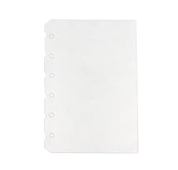 Eilova 6-Hole Clear Frosted PVC Sheet Pages