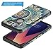 Rosebono for LG V30 Case, LG V30 Plus Case, Hybrid Dual Layer Shockproof Hard Cover Graphic Fashion Cute Colorful Silicone Skin for LG V30 / LG V30Plus (Green Mandala)