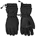 Simplicity Women's Waterproof Outdoors Ski Gloves (01_Black Solid, M)