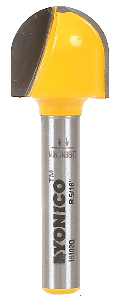 Yonico 19102q 5/8-Inch Diameter Core Box Router Bit 1/4-Inch Shank