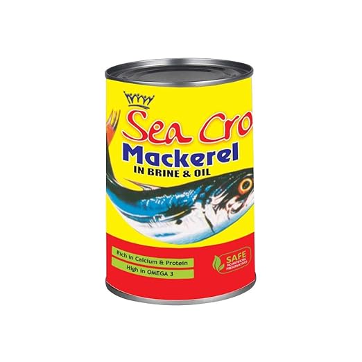 Sea Crown - Mackerel in Brine and Oil, 425g - Pack of 4