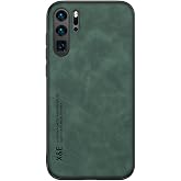 Kepuch Silklike Case for Huawei P30 Pro - Cover Bumper Built-in Metal Plate for Huawei P30 Pro - Green