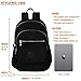 Mini Travel Daypack Nylon Cute Junior School Backpack (1503 Black)