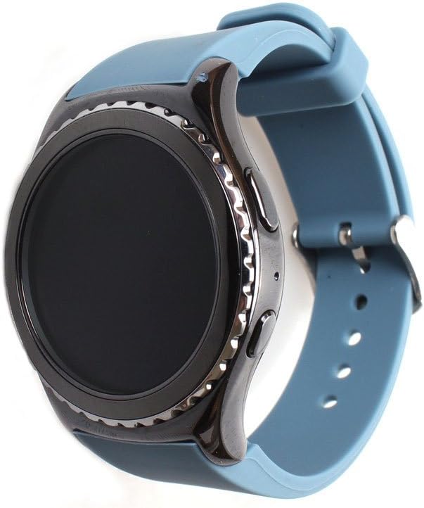 I-SMILE 1PC Silicone Replacement Band for Samsung Galaxy Gear S2 Classic BSM-R732 Smartwatch Watch (Watch Strap Only)