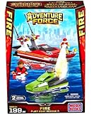 Mega Bloks Adventure Force Fire Jet Boat Rescue Set #94419 by American Builders