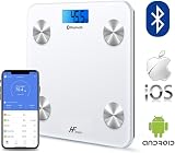 HomeFashion HFitness Smart Scale 19 Indices 28x28cm Bluetooth App iOS Android view 2