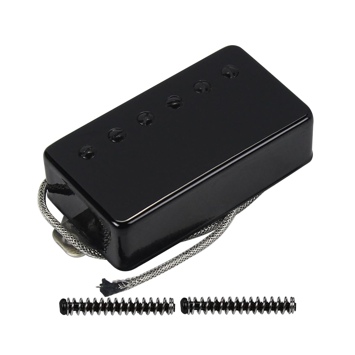 FLEOR Alnico5 Guitar Humbucker Pickup Neck Pickups Compatible with LP style Guitar Part, Black — image 1