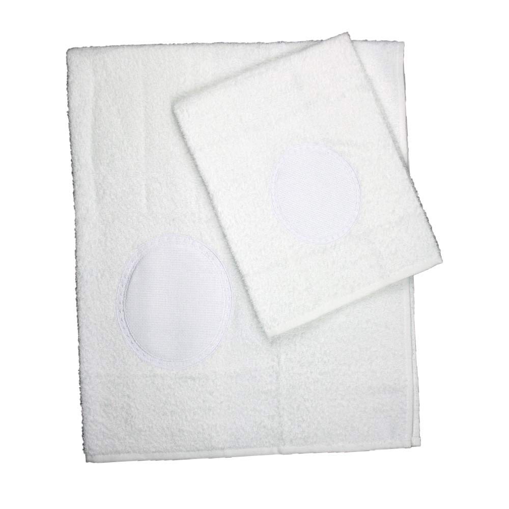 Magic Home Pair Towel+Guest Embroidery, White, One Size
