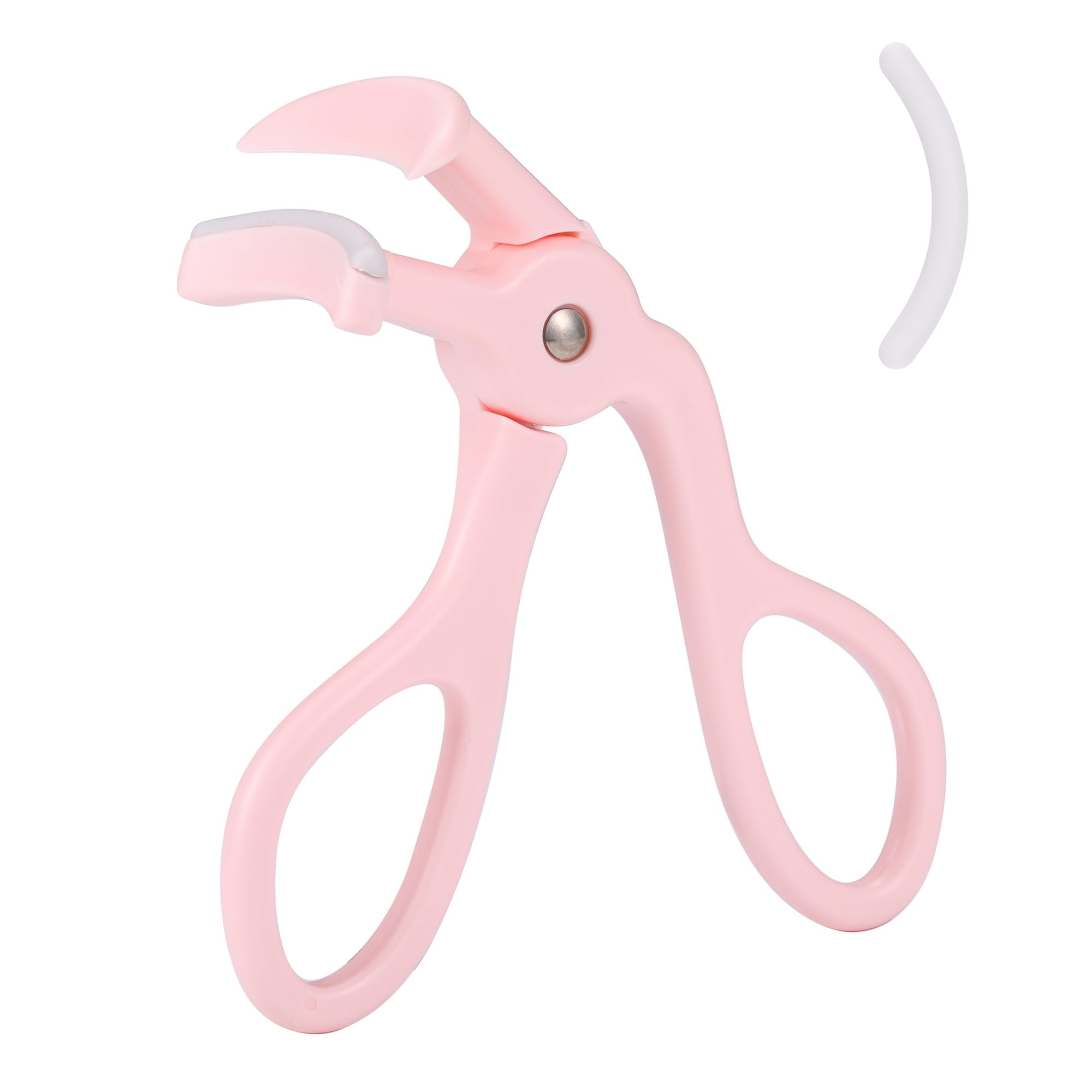 CCbeauty Eyelash Curler,Plastic Eye lash Curler Wide Angle Lash Curler with Replacement Pad Professional Eyelash Curling Clip Makeup Tools for Women(Pink)