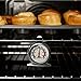 Stainless Steel Dial Oven Thermometer Grill Temperature Gauge for Home Kitchen Food Meat - Hang or Stand in Oven