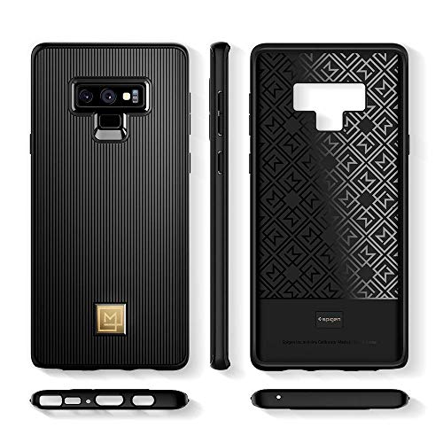 Spigen [LA Manon Classy Funda Samsung Galaxy Note 9 con un diseño Elegante y fácil Agarre - Black - Imagen 6