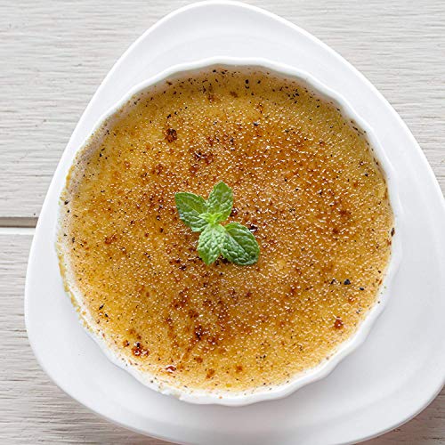 GOURMEX White, Round, Fluted Quiche Baking Dish | Ceramic Nonstick Pan | Perfect for Baking Small Tart Pies, Creme Brulee, Custard Dishes and Mini Cheesecake | Porcelain (5" Round) - Thumbnail 6