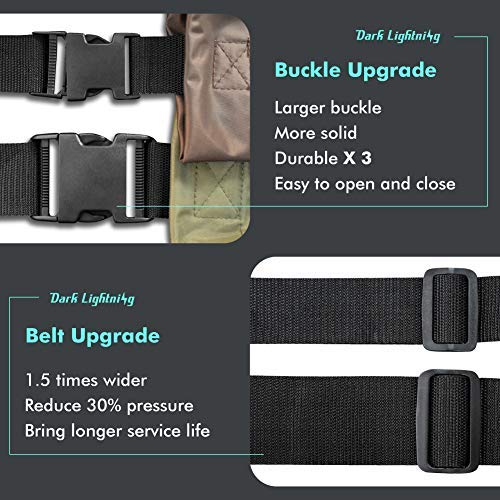 Dark Lightning Fly Fishing Waders for Men and Women with Boots, Mens