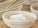 1pcs Banneton Brotform Bread Dough Proofing Rising Rattan Basket & Liner (8.6 inches, Circle)