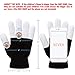 Amazer Kids Light Gloves Children Finger Light Flashing LED Warm Gloves with Lights for Birthday Light Party Christmas Xmas Dance Gifts for More Fun-Black