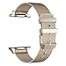 Apple Watch Band,GEOTEL Apple Watch Accessories iWatch Band Milanese Loop Stainless Steel Band with Classic Buckle for Apple Watch Series 2 Series 1,Nike+,Hermes,Sport&Edition(38MM-CHAMPAGNE GOLD)