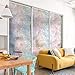 DKTIE Decorative Window Privacy Film Frosted Window Film Stained Glass Window Film Window Clings Static Cling for Home Bedroom Bathroom 35.4In.by 78.7In.