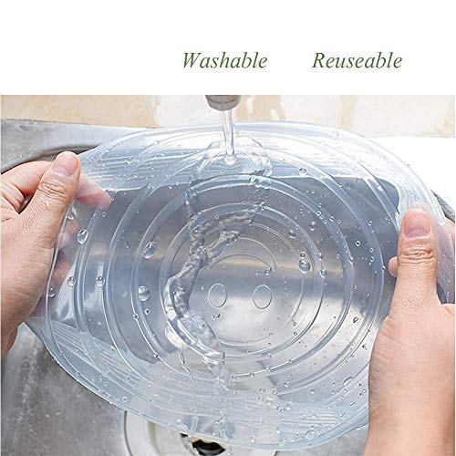 image for ESOUL TECHNOLOGY SILICONE STRETCH LIDS 6-Pack 6 Size Stretchable Flexi