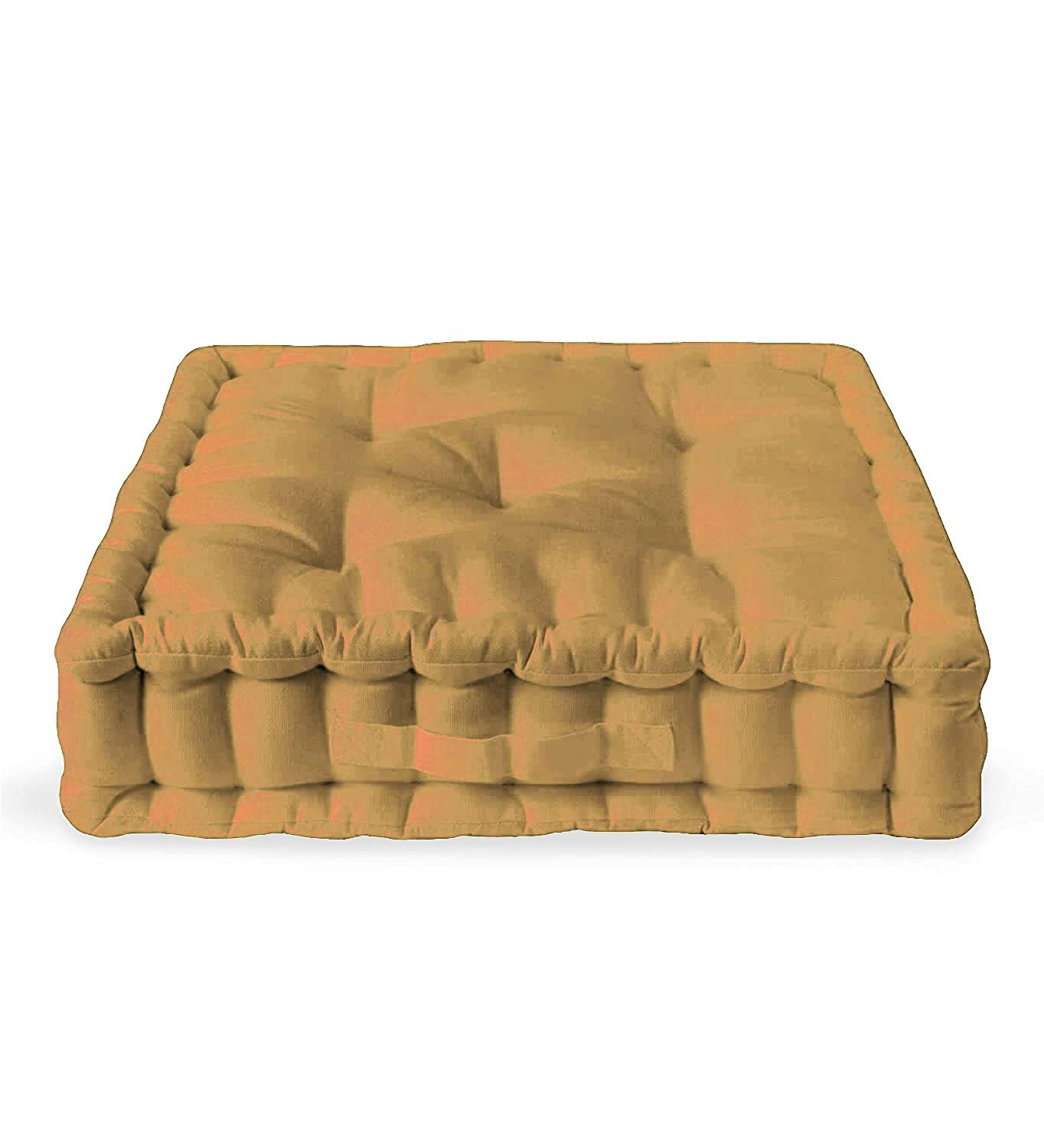 Buy Amba Fabs Premium Square Floor Cushions 60 x 60 x 10 cm Suede