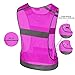 247 Viz Mesh Reflective Vest with Inside Pocket - High Visibility Reflective Running Gear Safety Vest Straps for Men, Women,Kids, for Night Running, Walking, & Cycling