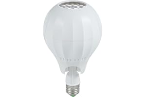 KOSDFOGE Christmas Pattern Projector Light E27 RGB Light Bulb Voice Controlled 360° Rotating Ideal Home Entertainment Decorat