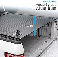 Amazon Com Syneticusa Aluminum Retractable Low Profile Waterproof Tonneau Cover For 2014 2018 Silverado Sierra 1500 5 8 5 8ft Short Truck Bed Cargo Automotive