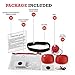 Boxing Reflex Ball - Boxing Equipment, Adjustable Head Band, Gloves, Extra String, Instruction and Repair Guide Included - Perfect For Reflex/Speed Training Improve Reactions for Kids Aswell