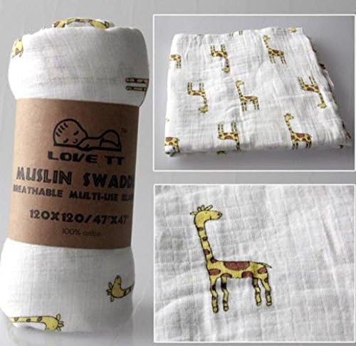 1Pcs Muslin Cloth Cotton Baby Swaddles Newborn Baby Blankets Double Layer Gauze Bath Towel Hold Wraps pwodwi ti bebe kado