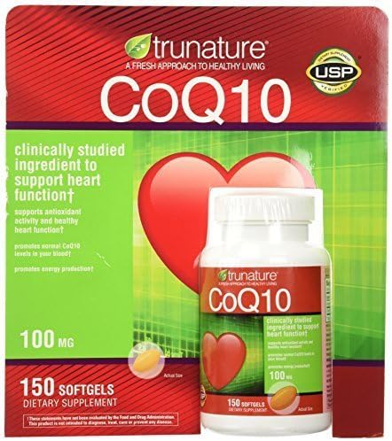 TruNature Coenzyme CoQ10 100 mg - 150 Softgels Personal Healthcare / Health Care by Trunature CoQ10