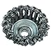 Makita 1 Piece - 3 Inch Knotted Wire Cup Brush For Grinders - Heavy-Duty Conditioning For Metal - 3