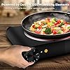 CUSIMAX-Double-Electric-Hob-Portable-Ceramic-Hot-Plate-Double-Camping-Hob-Infrared-Cooktop-Electric-Hob-with-Dual-Temperature-Control-Crystal-Glass-Plate-Easy-to-Clean-Black-Steel-2400W CUSIMAX Double Electric Hob, Portable Ceramic Hot Plate, Double Camping Hob Infrared Cooktop Electric Hob with Dual Temperature Control, Crystal Glass Plate Easy to Clean, Black Steel, 2400W