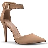 Olivia K Women's Sexy D'Orsay Pointed Toe Heel Pump - Classic, Comfortable
