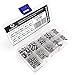 Comdox 300Pcs Allen Head Socket Hex Grub Screw Set Assortment Kit with Internal Hex Drive and Cup Point, 304 Stainless Steel, Metric (M3/4/5/6/8)