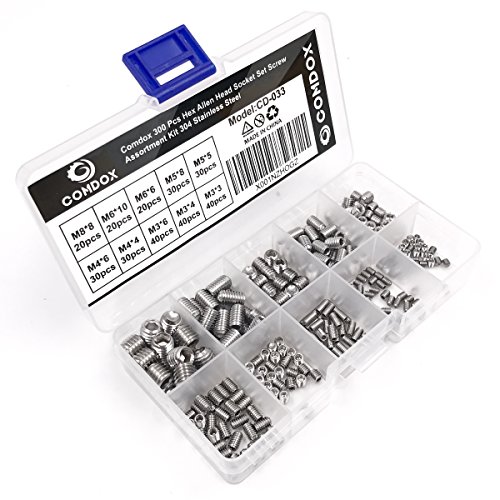 3 Comdox+300Pcs+Assortment+Internal+Stainless