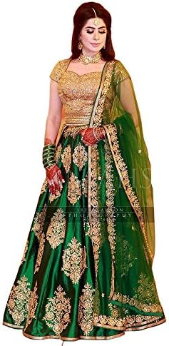 bollywood designer bridal lehenga choli Indian wedding party wear lengha sari Trendy culture 0058