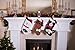 Clever Creations Cute White Cat Hanging Christmas Stocking, Perfect for Small Gifts, Stocking Stuffers and Candy