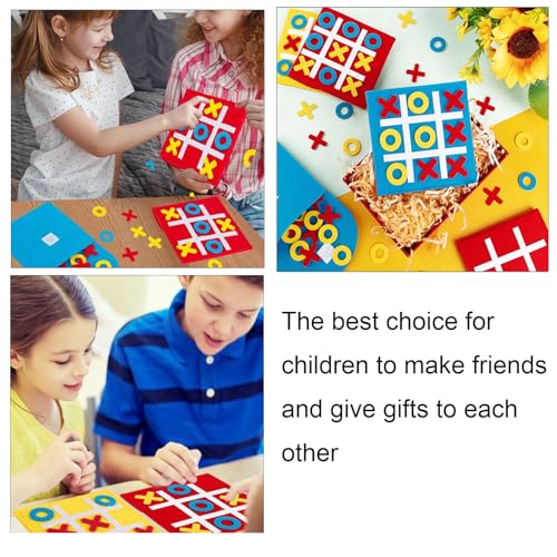 Tic Tac Toe Mini Board Game Toy and Family,Birthday Party Favors,Goody Bag,Fun Indoor Game Night Activity, Gifts, Easy to Store(Bulk Pack of 12)