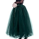 928 - Plus Size Long Maxi A-Line Tutu Tulle Wedding Skirt