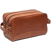The Chesterfield Brand Men's Toiletry Bag, Brown