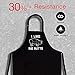 Nomsum Durable Cotton-Blend Cooking Apron for Men - Funny Gag Present & Practical Dad Gear with Wide Coverage and Adjustable Straps for Baking, Grilling - I Like Big Butts Apron
