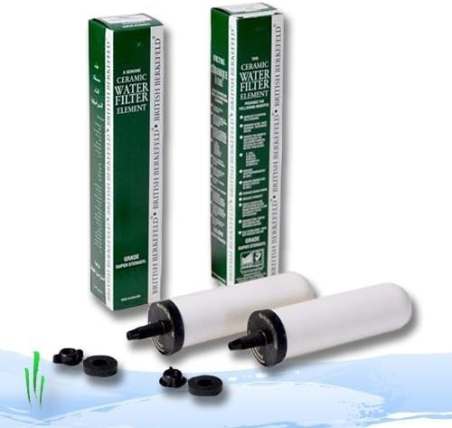 2 pack - 7 British Berkefeld Super Sterasyl Ceramic Water Filters for Big Berkey and many other Gravity Filters by British Berkefeld