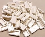 the hottest items 2014-2015x50 NEW Lego Tiles White Smooth Finishing Tile 1x2 1 x 2 MODULAR BUILDINGS